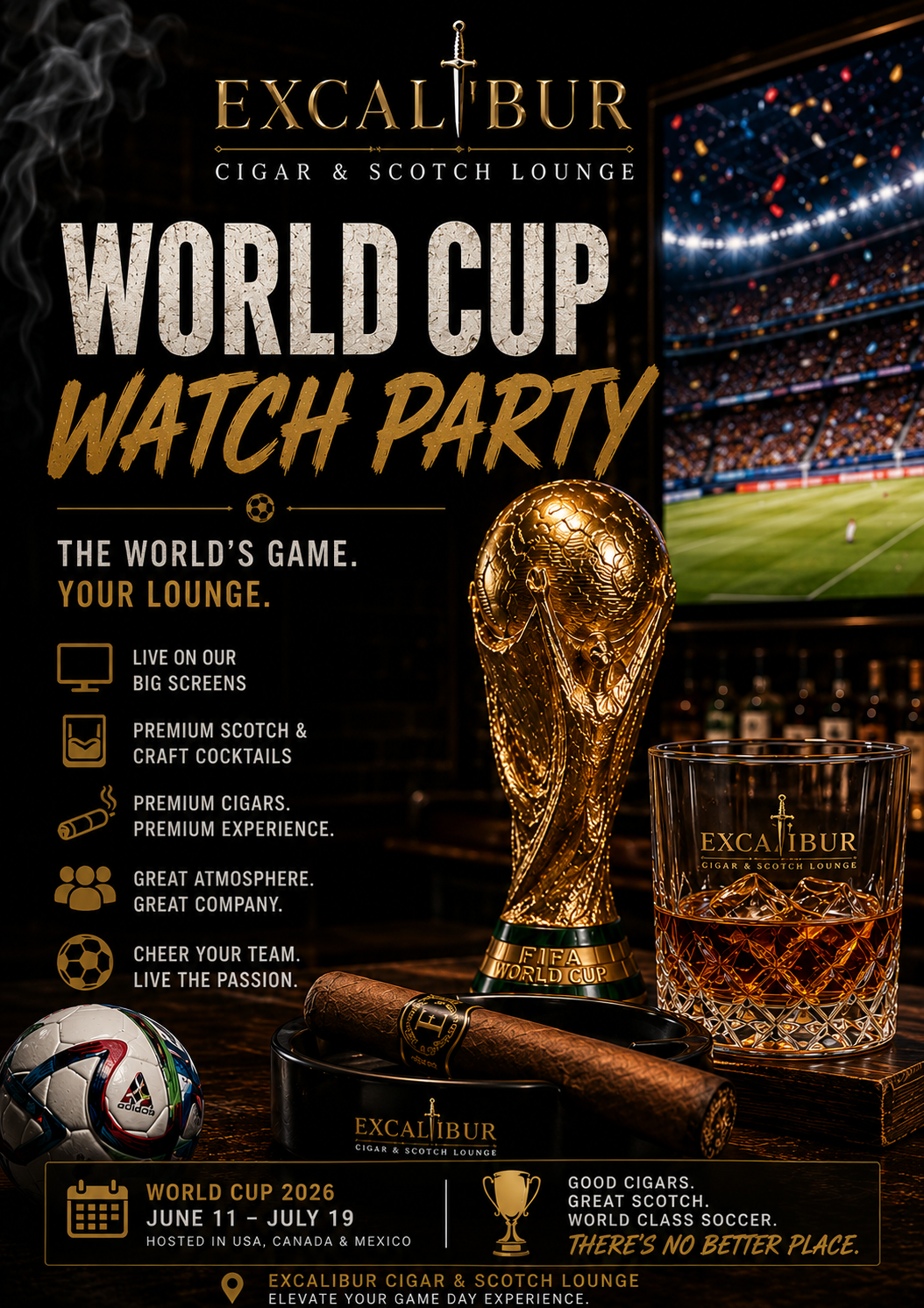 World Cup Watch Party at Excalibur